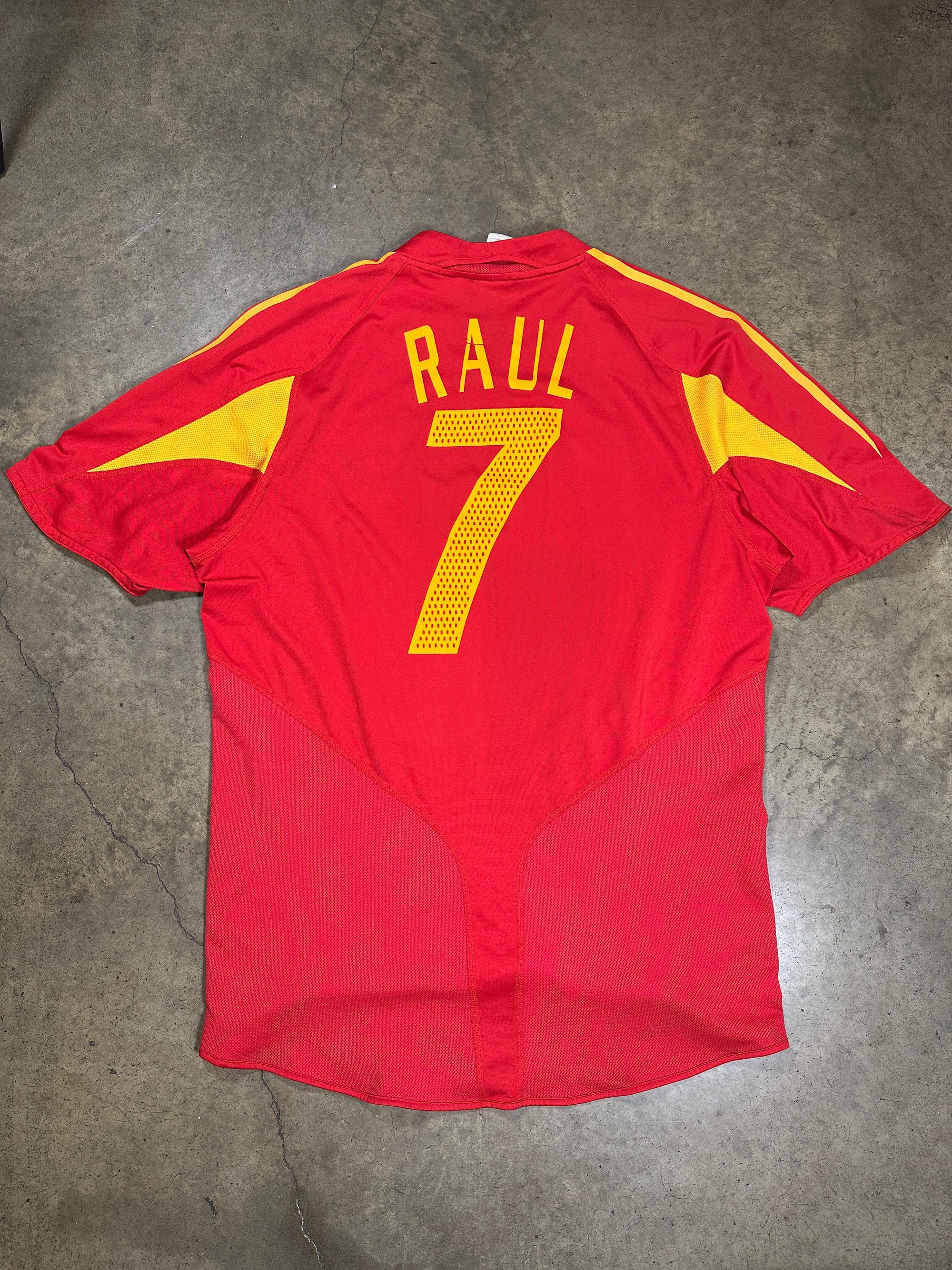 Vintage Raul Spain '94 Adidas Football Shirt