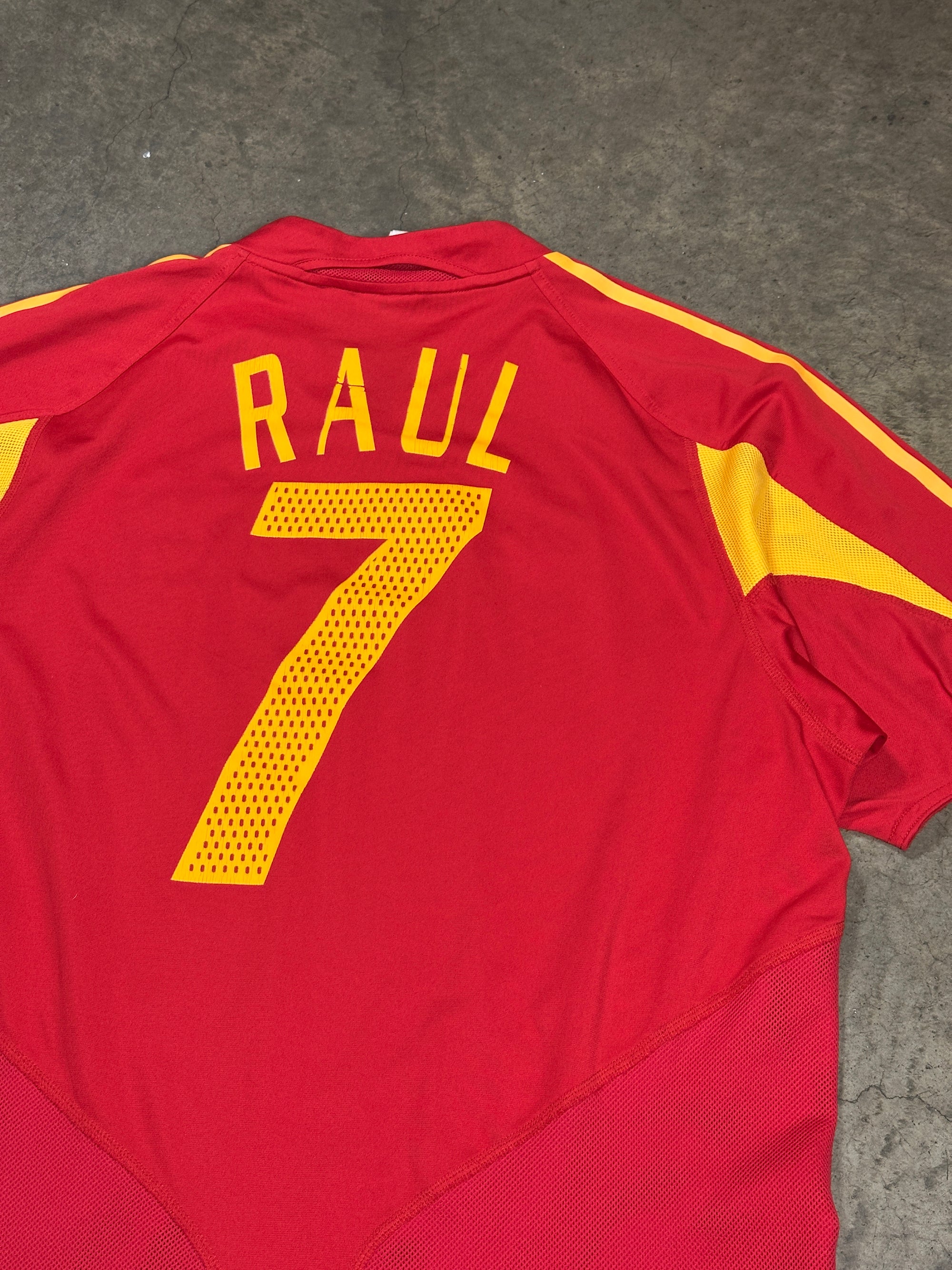 Vintage Raul Spain '94 Adidas Football Shirt