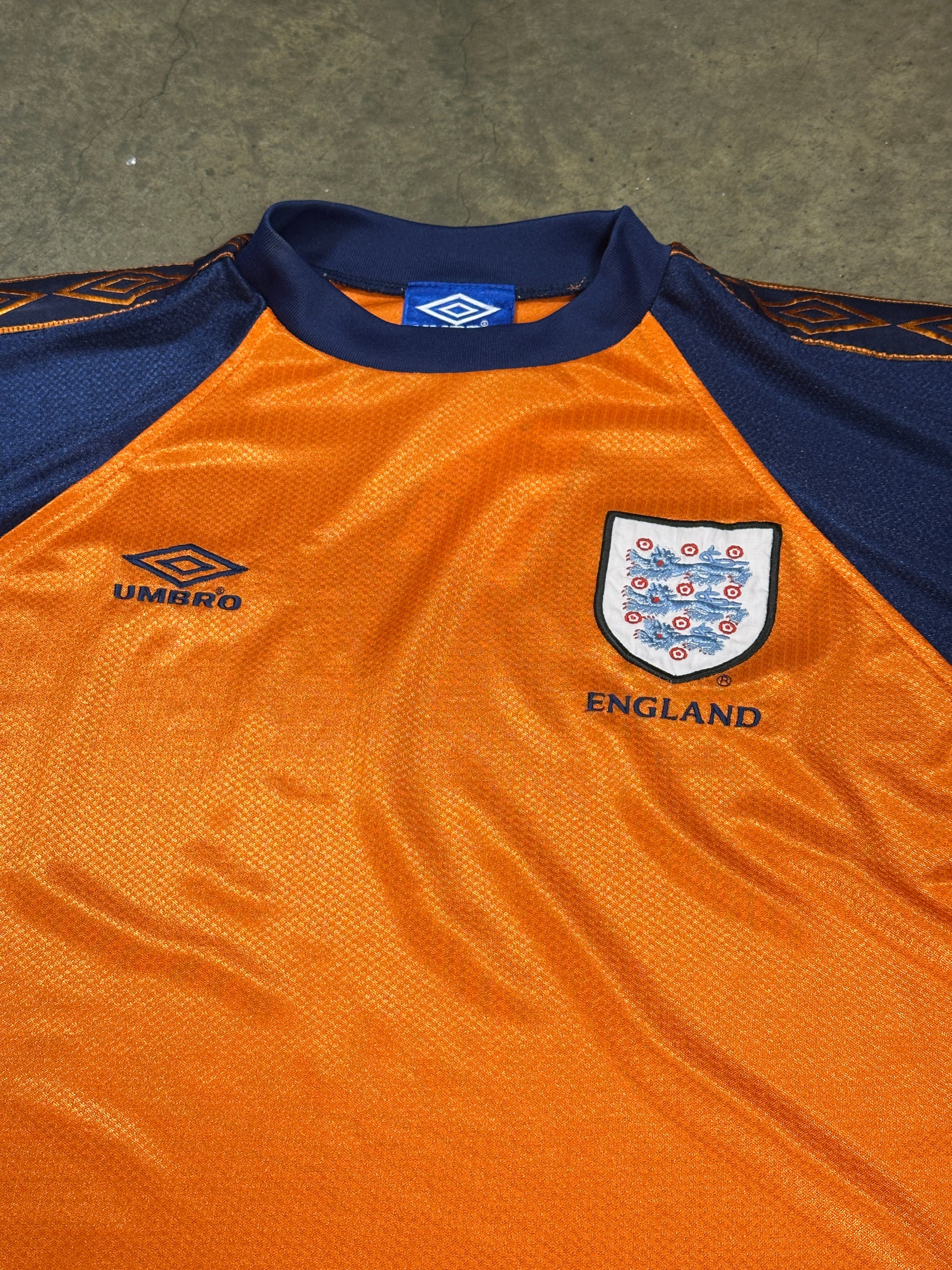 Vintage England '90 Umbro Training Top