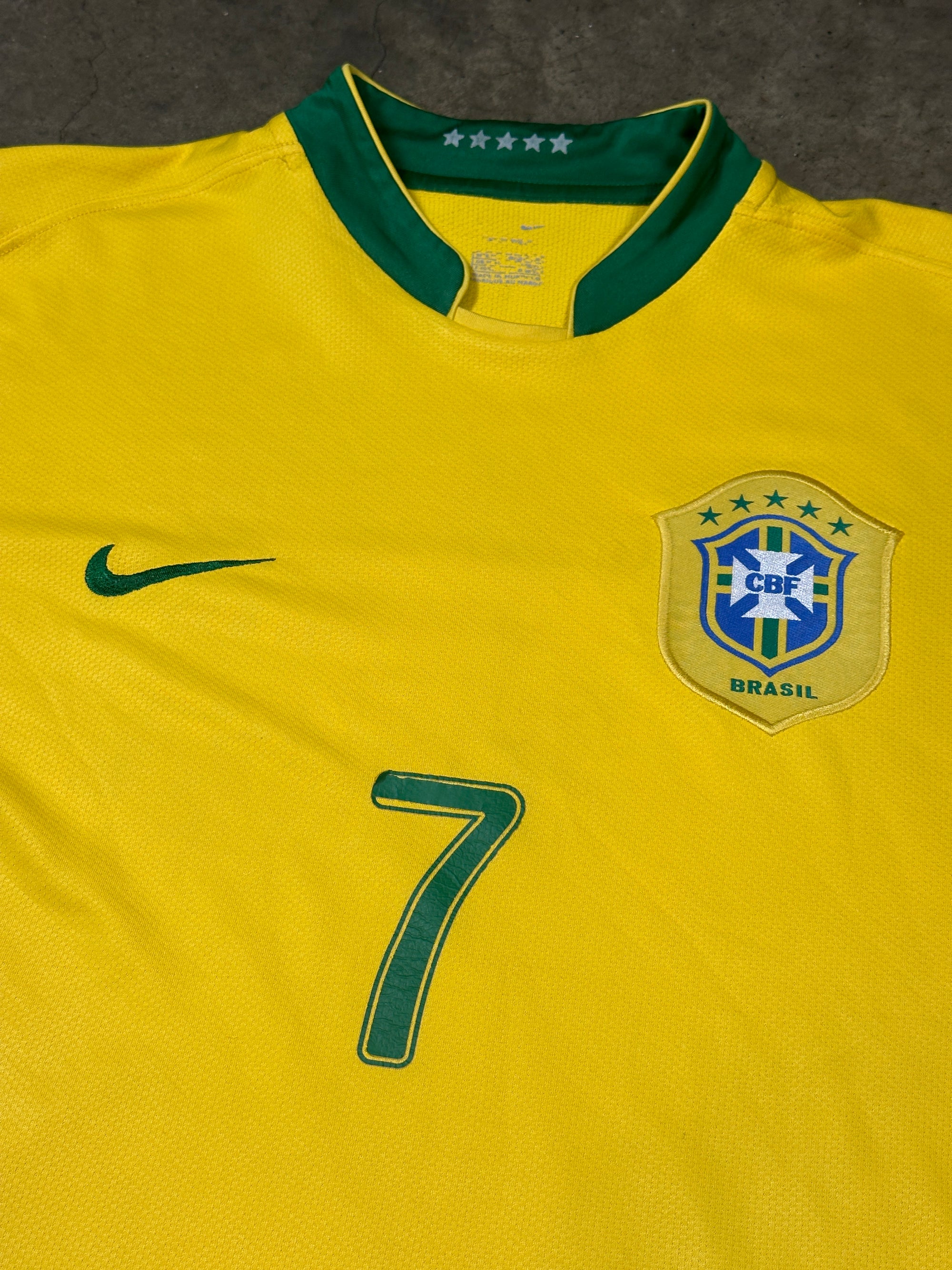 Vintage Adriano Brazil '06 Nike Football Shirt
