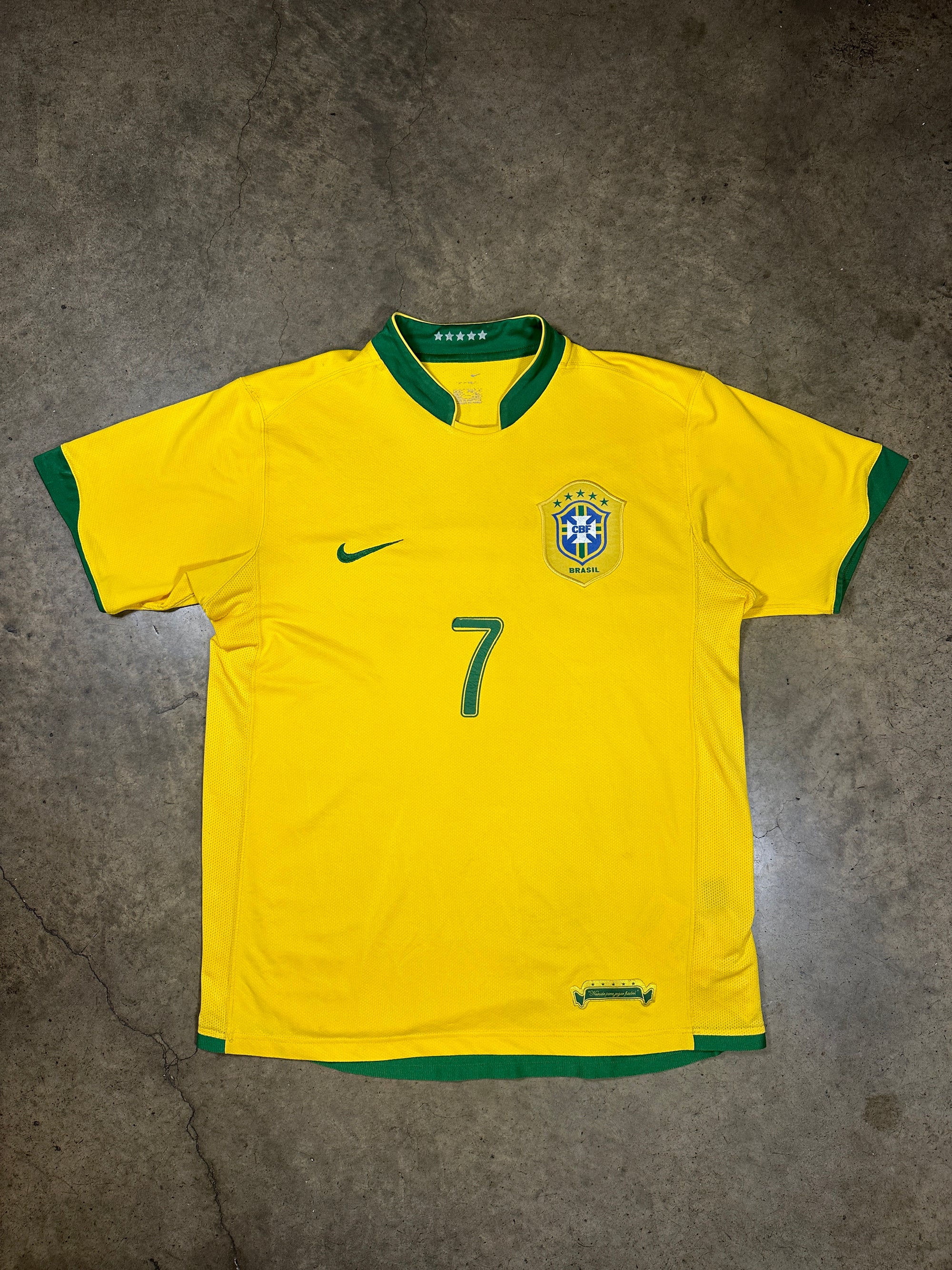 Vintage Adriano Brazil '06 Nike Football Shirt