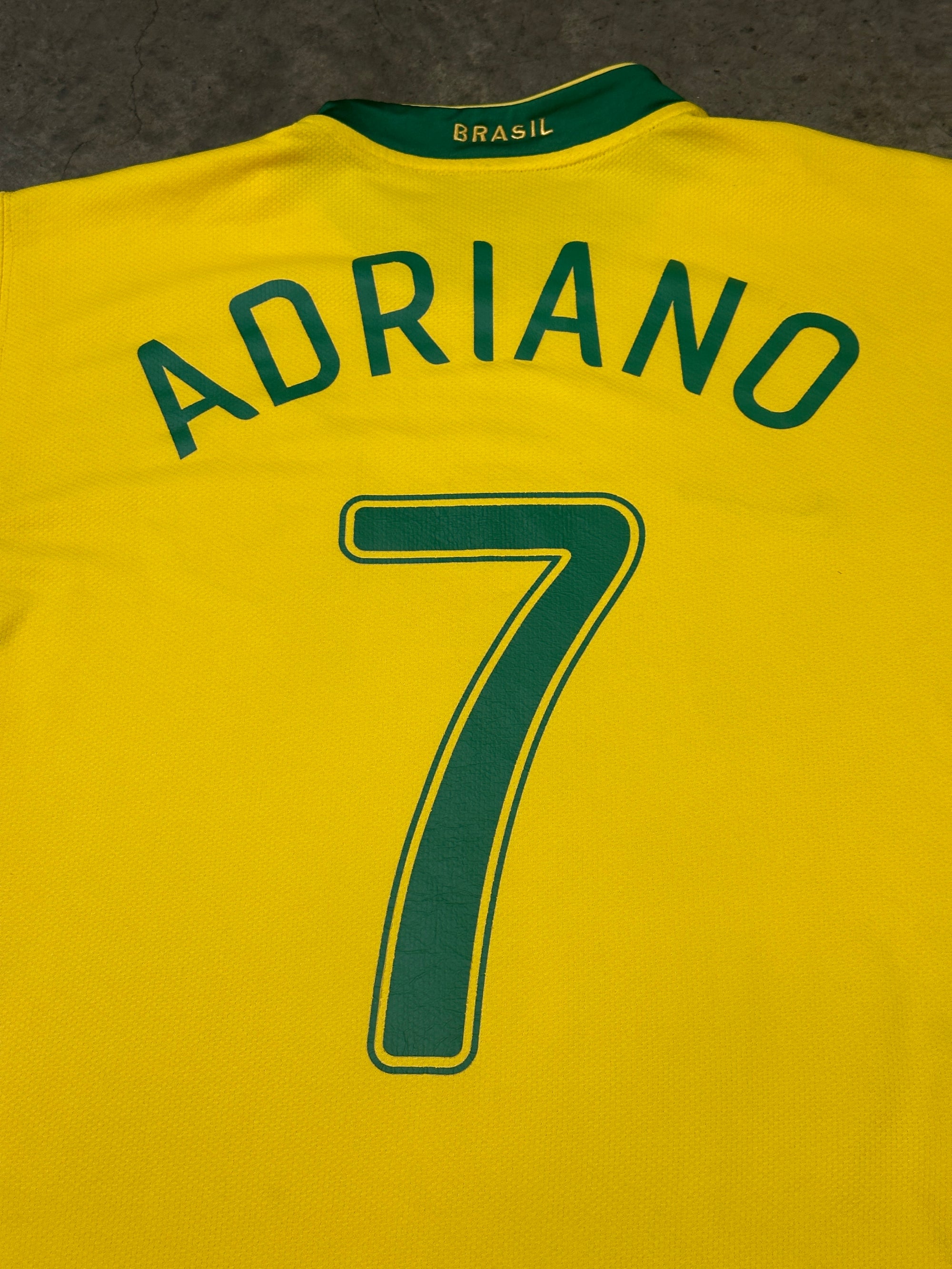 Vintage Adriano Brazil '06 Nike Football Shirt