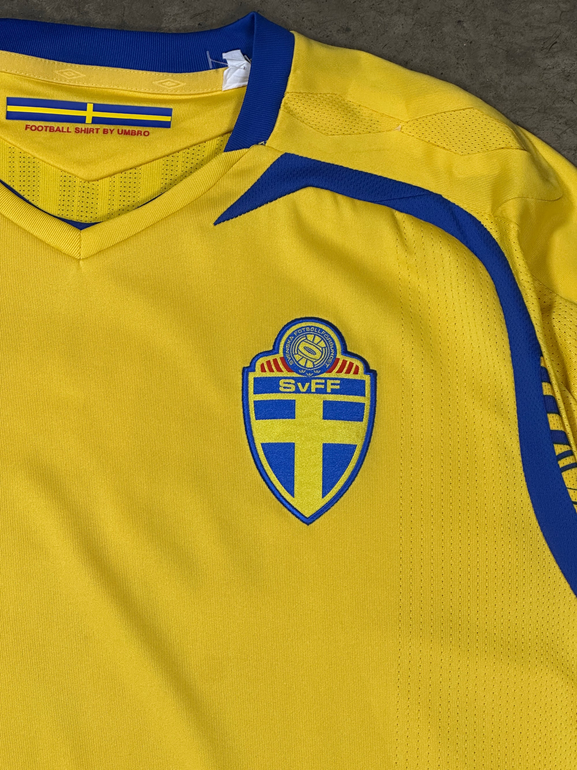 Vintage Z. Ibrahimovic Sweden '07 Umbro Football Shirt