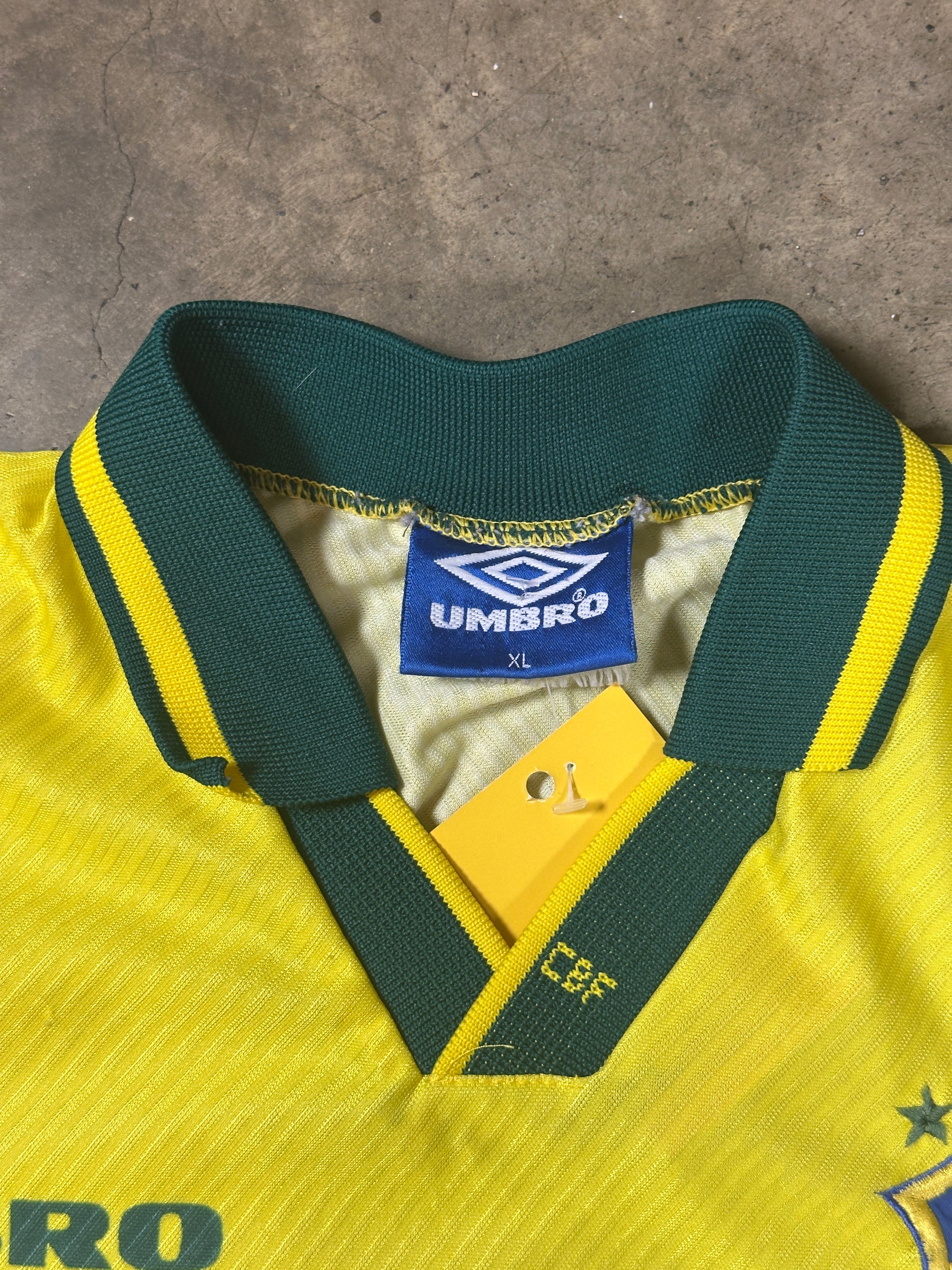 Vintage Brazil '94 Umbro Football Shirt