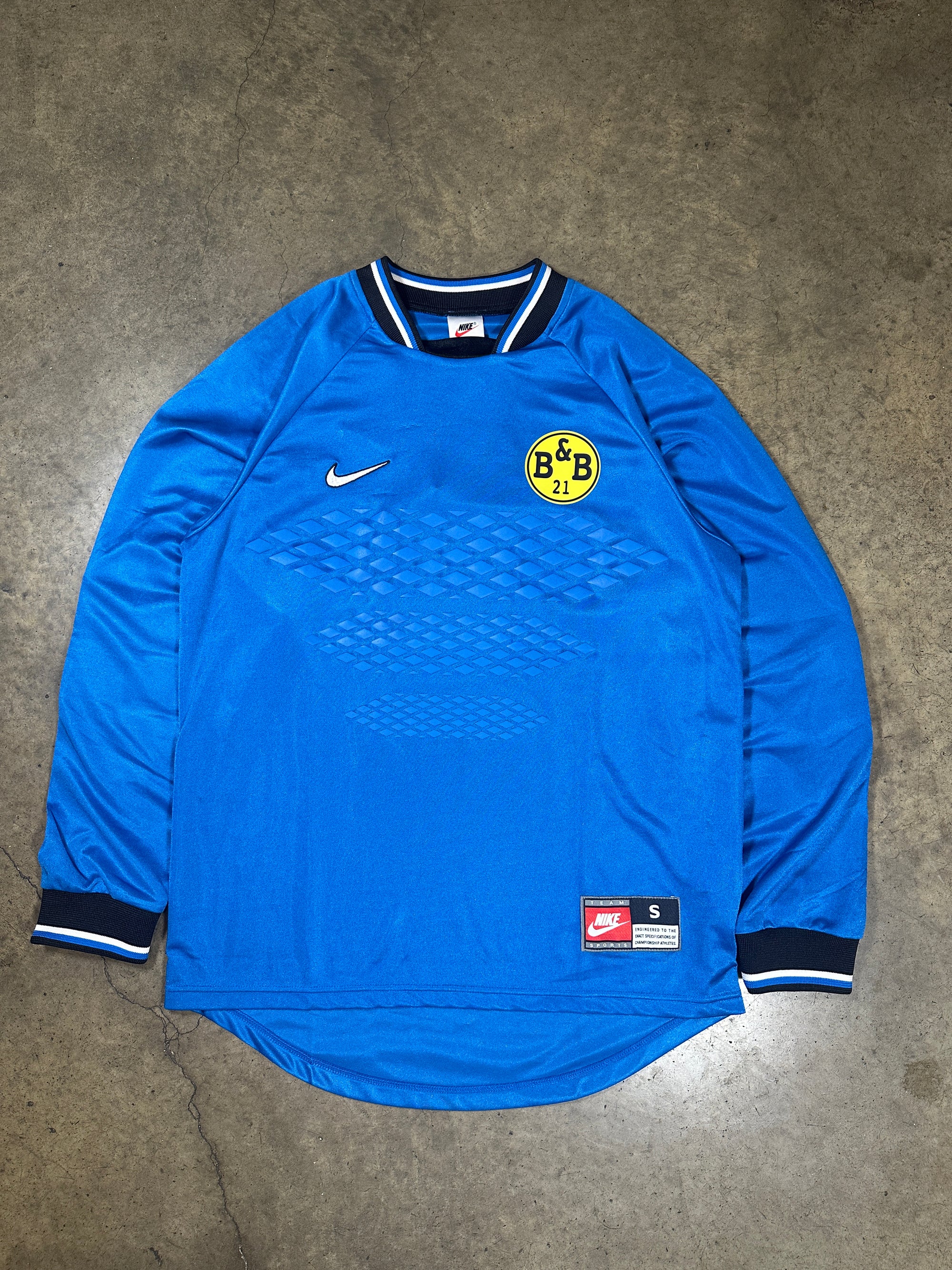 Vintage Custom B&amp;B OG Longsleeve Nike Football Shirt
