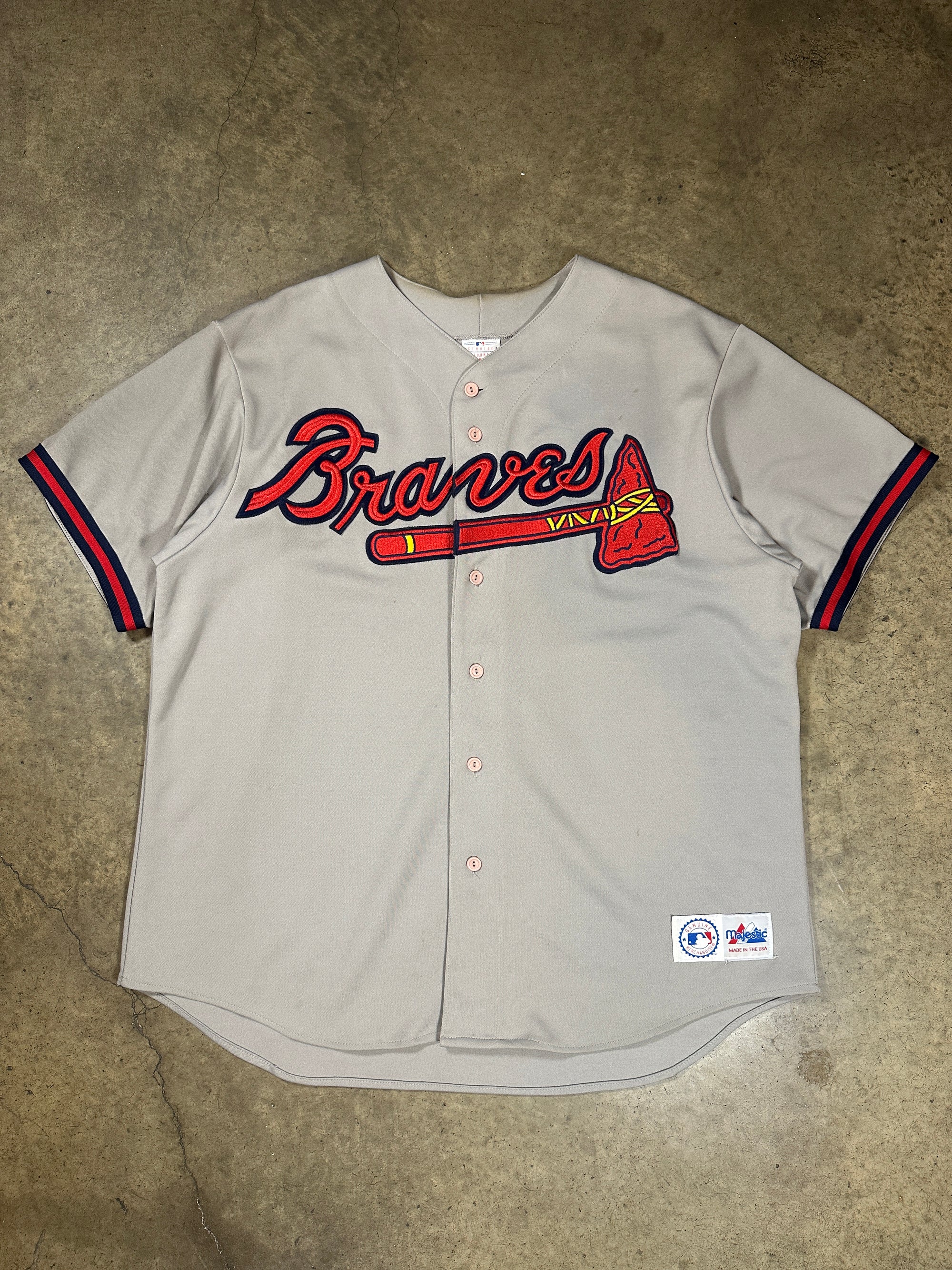 Vintage Atlanta Braves Majestic Baseball Jersey