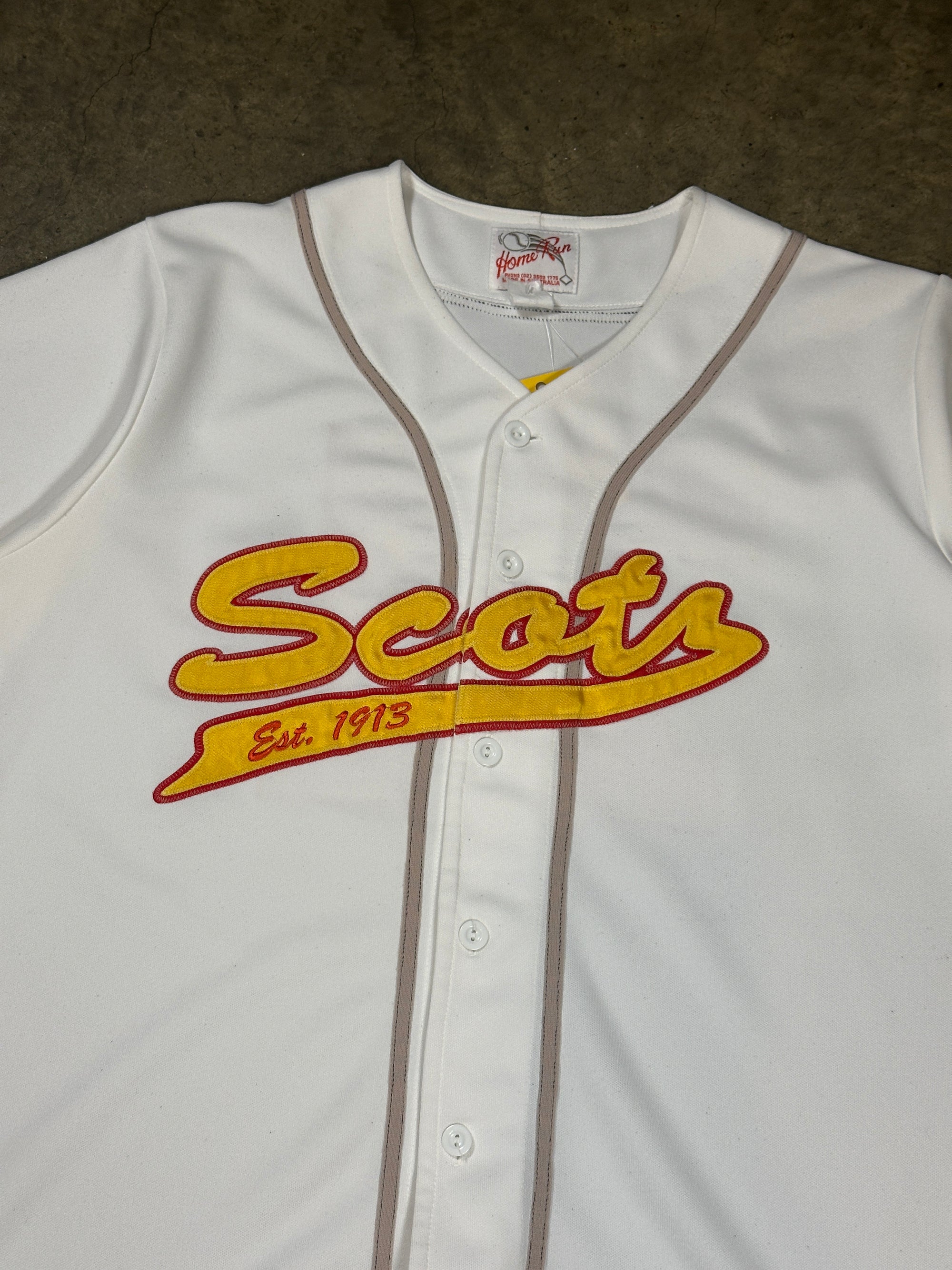 Vintage Scots 90s Home Run Baseball Jersey
