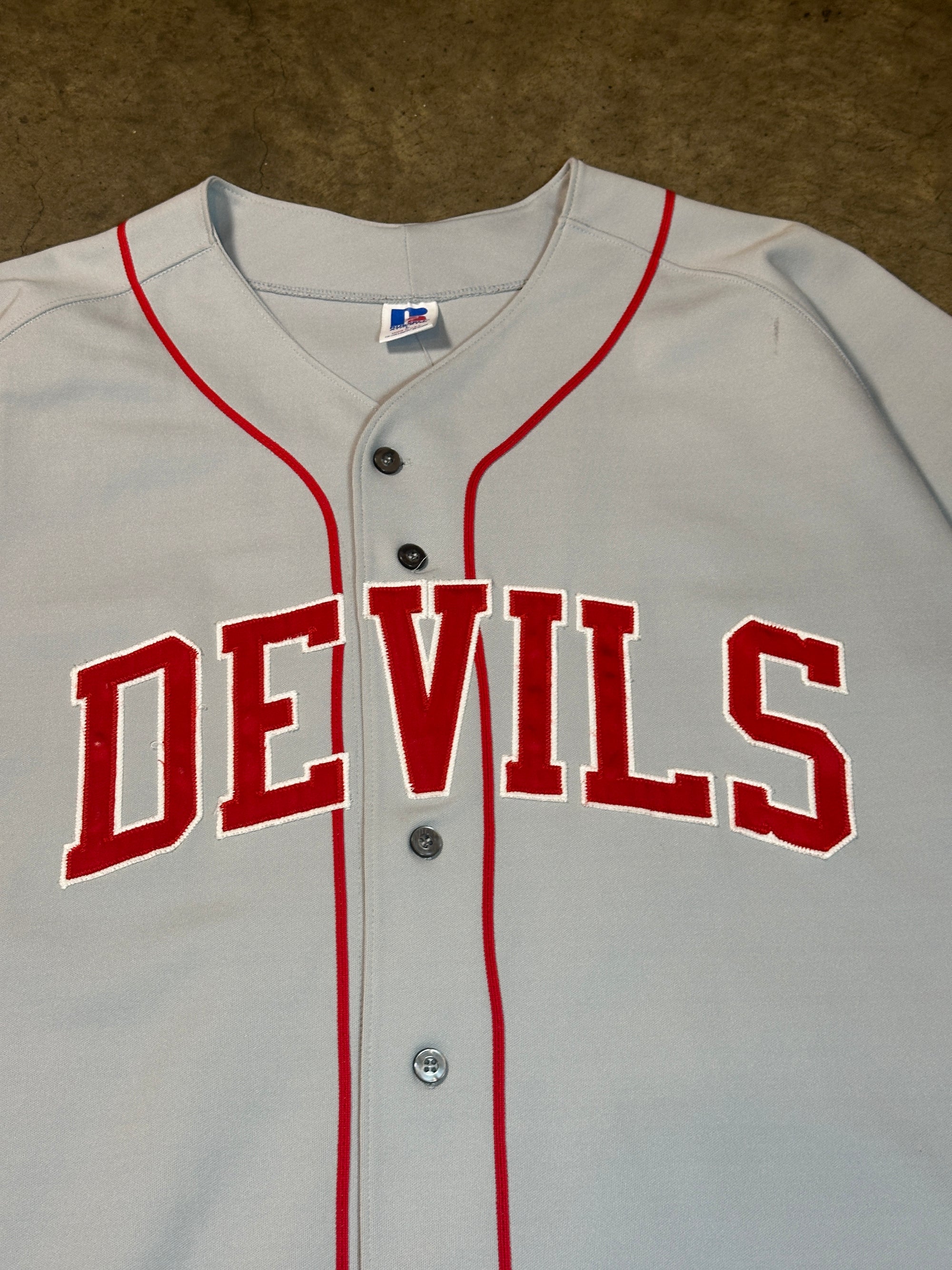 Vintage NJ Devils Baseball Jersey
