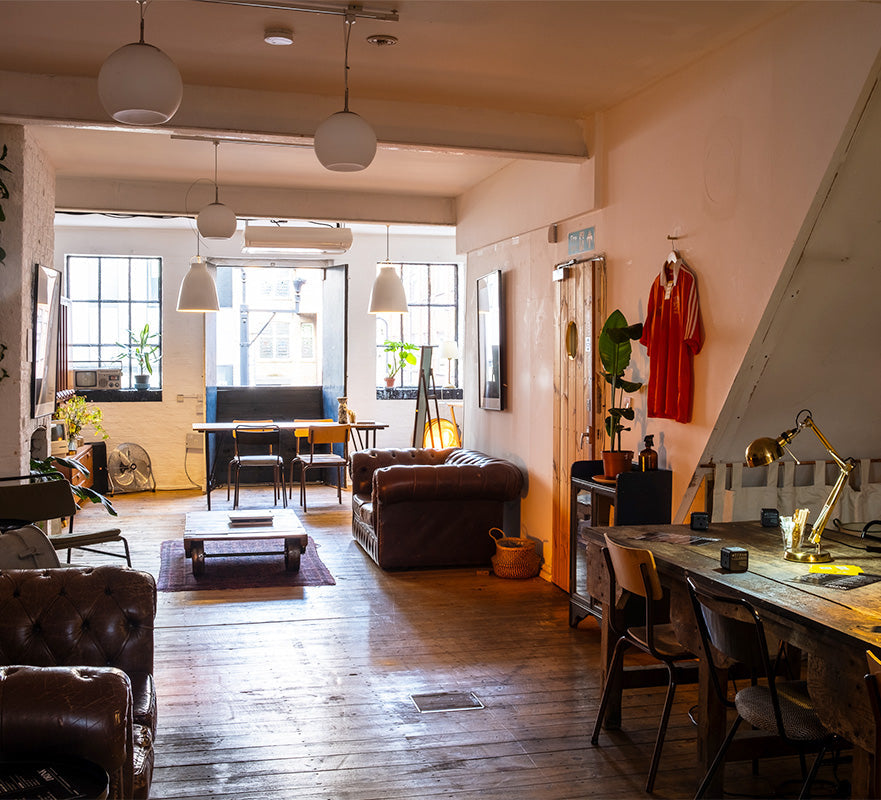 Lounge area of the shop