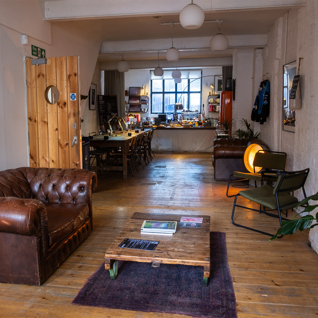 Lounge area in the shop