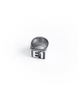 Silver Custom Postcode Signet Ring