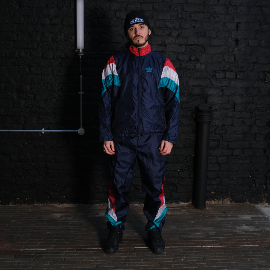 Adidas Tracksuit Set in Navy