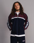 Vintage Puma Valour Tracksuit Set in Navy blue and Burgundy