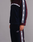 Vintage Puma Valour Tracksuit Set in Navy blue and Burgundy