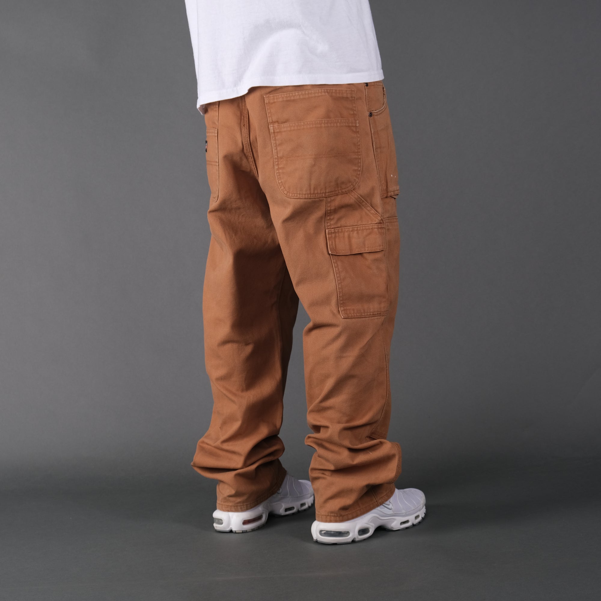 Vintage Dickies Carpenter Jeans in tan.