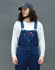 Vintage Dickies Dungarees in Blue denim.